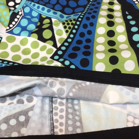 12 AGB groovy boho retro bright polka dot tunic - Picture 10 of 16